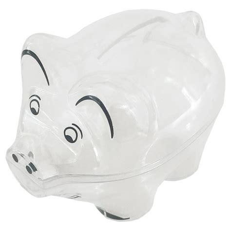 clear plastic coin bank|extra large plastic coin banks.